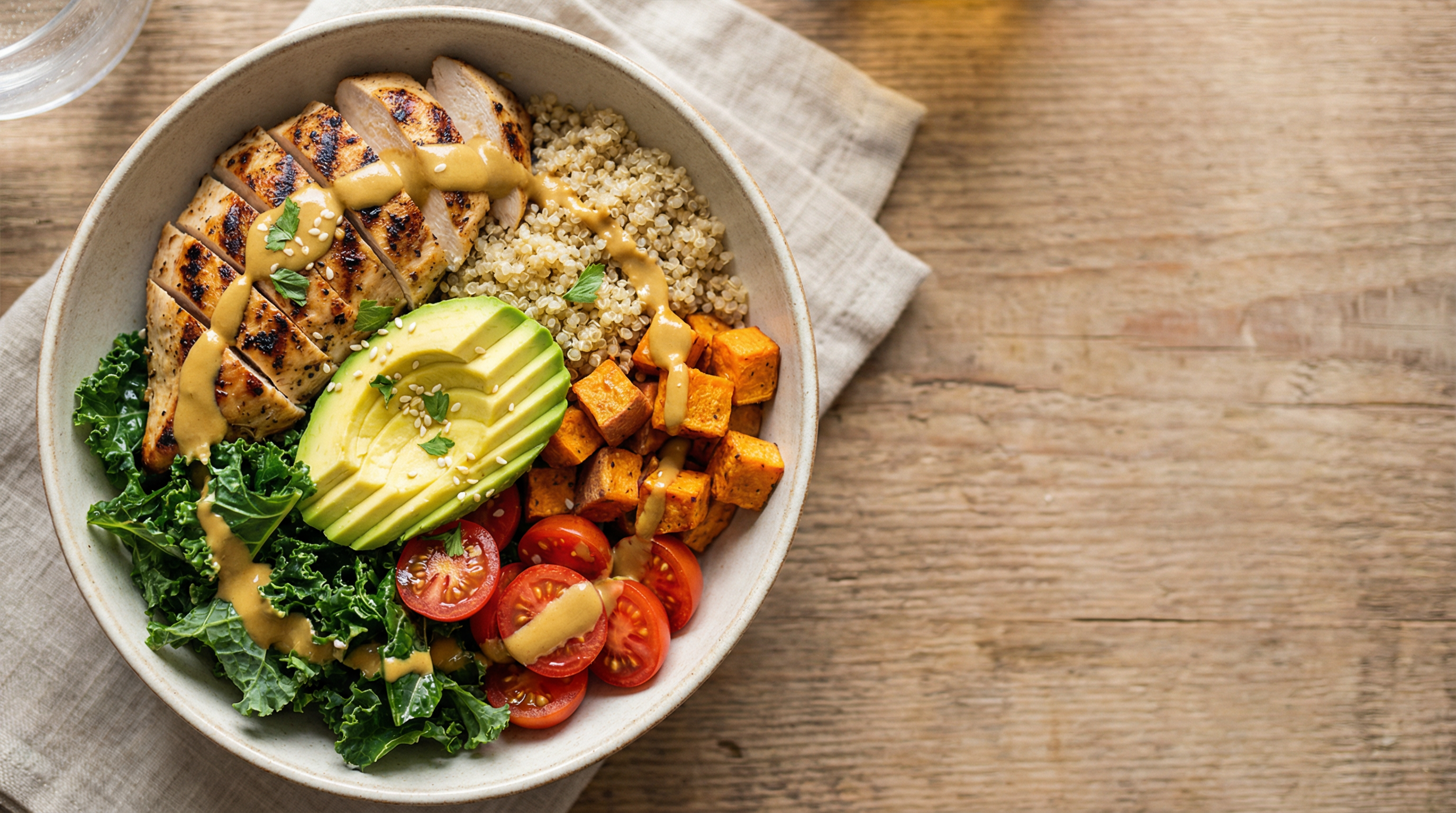 Premium protein bowl